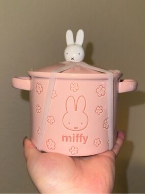miffy Pink Ceramic Lid by MAGENTA
